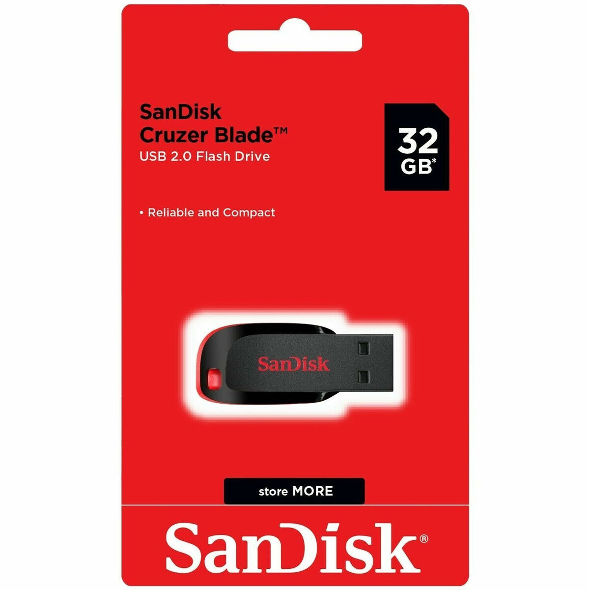 Sandisk Cruzer Blade USB Flash Drive 32GB
